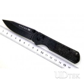 Folding knife with aviation Aluminum handle stonewashing  blade knife  UD17026